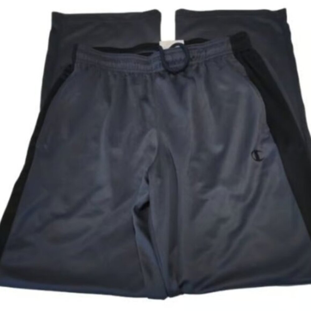 Champion PowerTrain Black/Gray Joggers Gym Activewear Size SML GUC #M-095